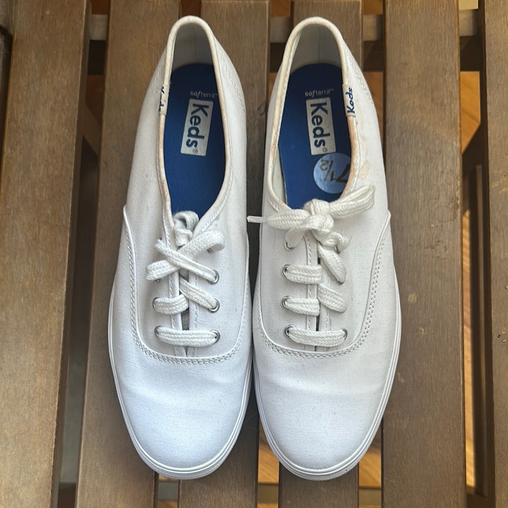 Keds White Canvas Sneakers